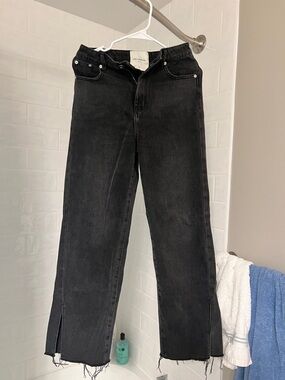 one teaspoon high rise straight leg jean